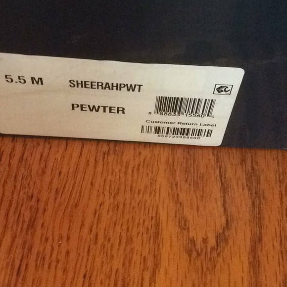 NWT Sheerah dress sandals 5.5 Pewter - Picture 5 of 7